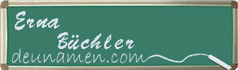 Erna Büchler Visitenkarte